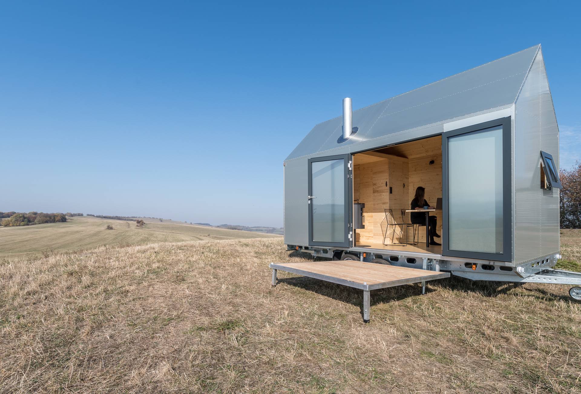 Mobile Hut - Dům na kolech