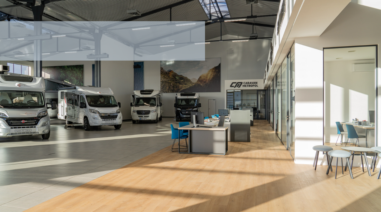 Showroom a prodejna Caravan Metropol